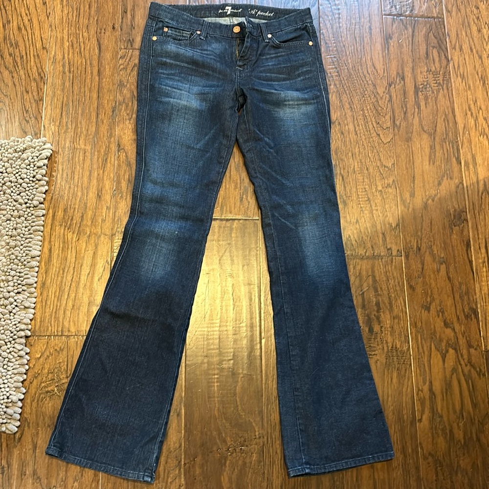 Ladies jeans7 for all mankind 29 inches in the waist